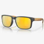 0OO9102-W455 Oakley Holbrook Sunglasses Matte Carbon Frame with PRIZM 24K Polarized Lens