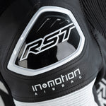 RST PRO SERIES EVO AIRBAG CE 1-PC SUIT [WHITE BLAC