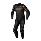 RST S1 LEATHER SUIT [BLACK/GREY/NEON ORANGE]